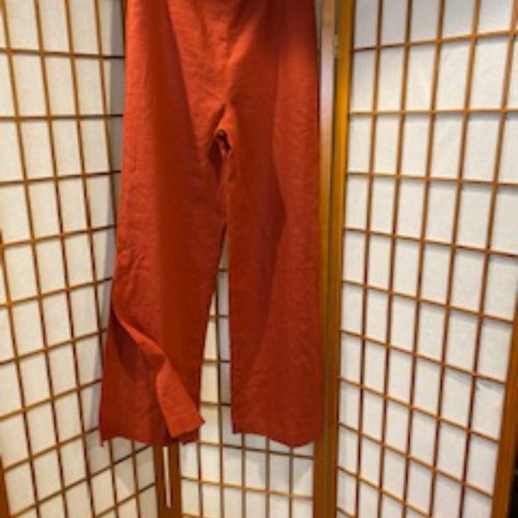 Burnt Orange Palazzo pants - Picture 2 of 6